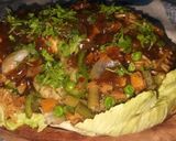 A picture of step 7 of Homemade bbq chicken sizzlers.
