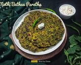 A picture of step 6 of Methi Bathua Paratha.