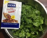 A picture of step 1 of Cheesy Corn Spinach Sandwich.