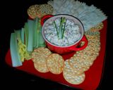 A picture of step 4 of Mike's 8 Onion Bagel Spread Or Party Dip.