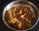 A picture of step 3 of Bhindi Peanut Masala.
