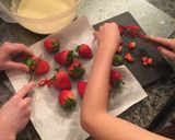 A picture of step 5 of Strawberry 🍓 Pancake 🥞 Towers.