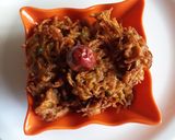 A picture of step 4 of Khichdi fritters.