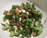 A picture of step 4 of Bread Dahi Vada.