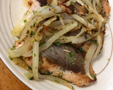 Foto del paso 2 de la receta: Pasta con salmón a la sartén