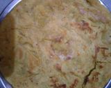 A picture of step 3 of Besan ka cheela.