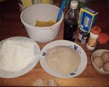 A picture of step 3 of Starbucks style pumpkin bread #baking contest.