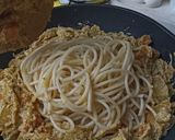 Foto langkah ke 10 dari resep Ebi Furai Curry Creamy Pasta.