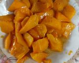 A picture of step 1 of Mango firni.