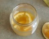 A picture of step 1 of Lemon peel pickle.