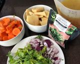 A picture of step 1 of Carrot and coriander soup.