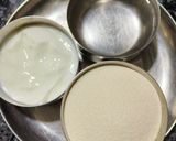 A picture of step 1 of 20 mins Suji Uttapam.