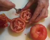 Foto del paso 4 de la receta Espaguetis integrales con puerro y tomate