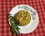 A picture of step 6 of Rava / Sooji Upma.