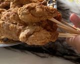 รูปขั้นตอนการทำที่ 9 ของ ช่อดอกไม้ไก่ทอด ไก่ทอดสูตรผู้พัน