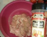 A picture of step 1 of Lettuce chicken salad.