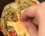 A picture of step 3 of Healthy Cheese Omelet|Cheese Omelet with egg whites.