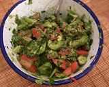 A picture of step 7 of Rockin Guacamole.