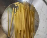 A picture of step 1 of Vegetable Spaghetti Indian Street Style.