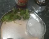 A picture of step 1 of Pink mojito.