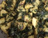 आलू मेथी का भुजिया (aloo methi ka bhujiya recipe in Hindi) रेसिपी चरण 4 फोटो