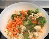 Foto del paso 1 de la receta: Camarones con verduras