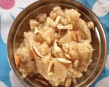 A picture of step 5 of Sooji Halwa.