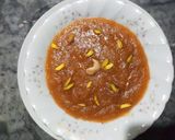 A picture of step 8 of Caramel Halwah.