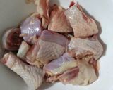 Hình bước làm 3 của món Măng chua khô xào thịt gà