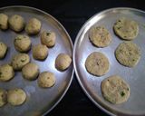 A picture of step 3 of Jowar corn vada.