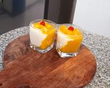 A picture of step 6 of Mango Panna Cota.