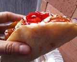 Foto del paso 11 de la receta: Fajitas🌯 de berenjenas🍆 doradas con mayonesa de ajo🌰🌮