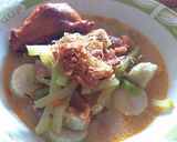 Foto langkah ke 5 dari resep Lontong Sayur koya kacang.
