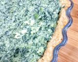 Foto del paso 7 de la receta Quiche de espinacas y queso feta en base crujiente de quinoa