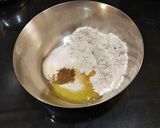 A picture of step 2 of Leftover Dal Poori.
