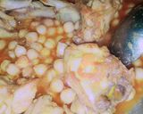 A picture of step 3 of Murgh cholay.