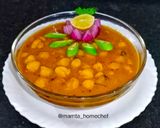 A picture of step 4 of Chole Masala.