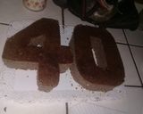 Foto del paso 4 de la receta: Torta de números de chocolate