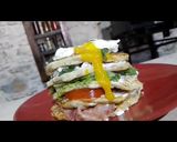 Φωτογραφία βήματος 5 της συνταγής Αλμυρά pancakes με κολοκυθάκια και γραβιέρα