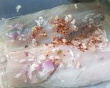 Hình bước làm 1 của món Cá nhói nướng