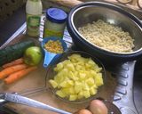 A picture of step 1 of Macaroni Salad🥗.