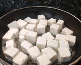A picture of step 9 of Dhaba style palak paneer.