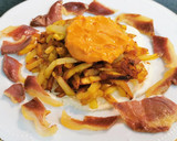 Foto del paso 6 de la receta: Patatas fritas con Paletilla ibérica salteada