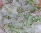 A picture of step 2 of Subway Style Salad 🥗.