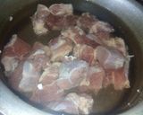 A picture of step 2 of Chane ki dal gosht.