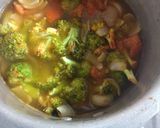 A picture of step 2 of Broccoli soup.
