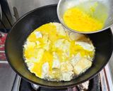 蔥燒豆腐炒蛋(簡單料理）的食譜步驟6照片