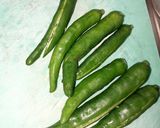 Foto langkah ke 1 dari resep Tumis Cabe Hijau Oseng Tempe.