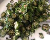 Bhindi curd raita recipe step 4 photo