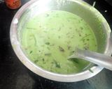A picture of step 4 of Polka dots cheela.